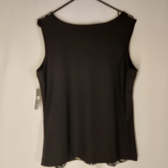 Black and sirver convicgton tops,  large NWT - Picture 12 of 12